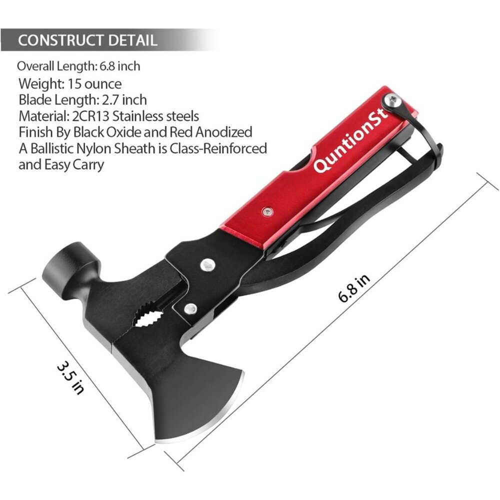 Camping Gear Multitool, Stocking Stuffers for Men… - image 3